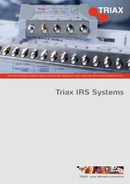 Triax IRS Systems - Hypex Ltd