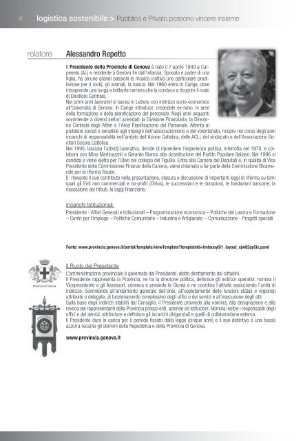 Scarica il book dei relatori (PDF) - SOS - Logistica