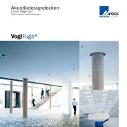 Systemflyer VoglFuge - Vogl Deckensysteme GmbH