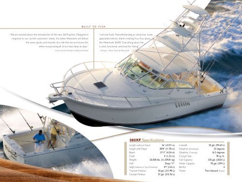 AlbemArle SportfiShing boAtS - Yachtopolis