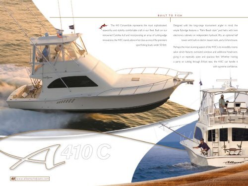 AlbemArle SportfiShing boAtS - Yachtopolis