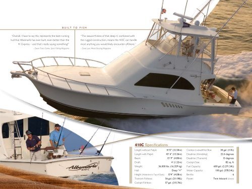 AlbemArle SportfiShing boAtS - Yachtopolis