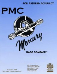Metric Thread Gages - PMC Lone Star