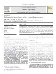 Gold extraction by chlorination using a pyrometallurgical process