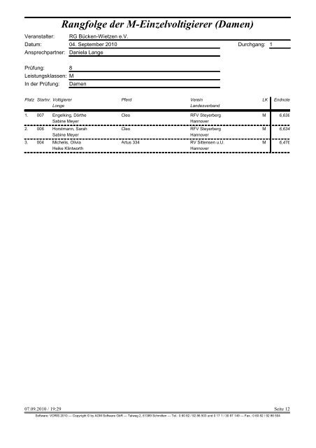 Schritt/Schritt - RG Bücken - Wietzen eV