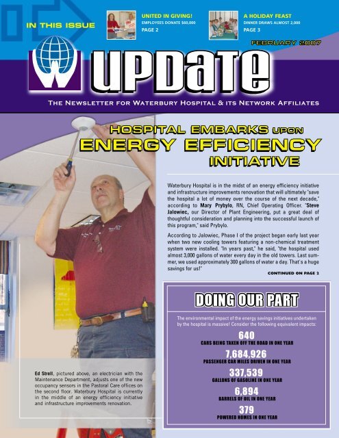 IN THIS ISSUE The Newsletter for Waterbury Hospital & its Network ...