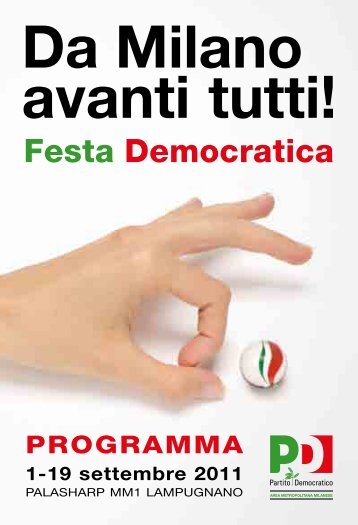 programma festa democratica - Legacoop Lombardia