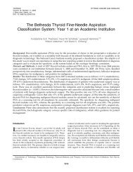 The Bethesda Thyroid Fine-Needle Aspiration ... - BPA Pathology