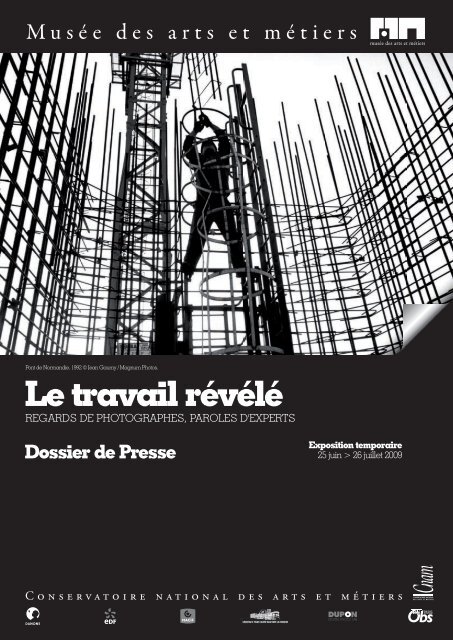 Le travail rÃ©vÃ©lÃ© - MusÃ©e des arts et mÃ©tiers