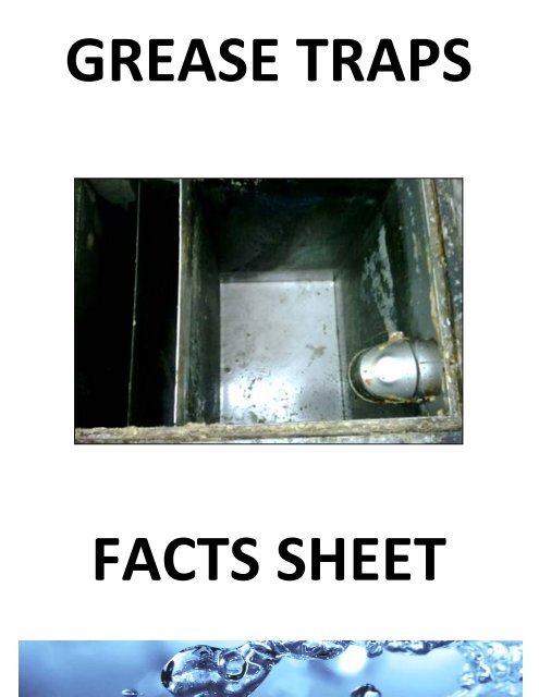 HydroTech - Grease Trap Fact Sheet (PDF)
