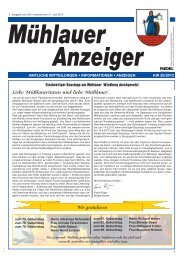 MÃ¼hlauer Anzeiger vom 21.06.12 - MÃ¼hlau in Sachsen