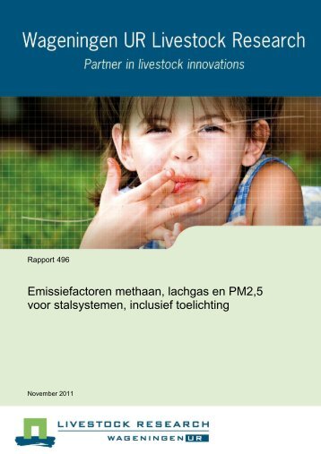 Emissiefactoren methaan, lachgas en PM2,5 voor ... - Mestverwerken