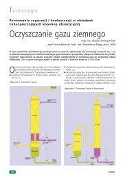 Oczyszczanie gazu ziemnego - PBG SA