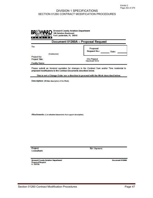 AGREEMENT between BROWARD COUNTY and Cummings ...