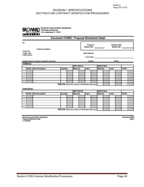 AGREEMENT between BROWARD COUNTY and Cummings ...