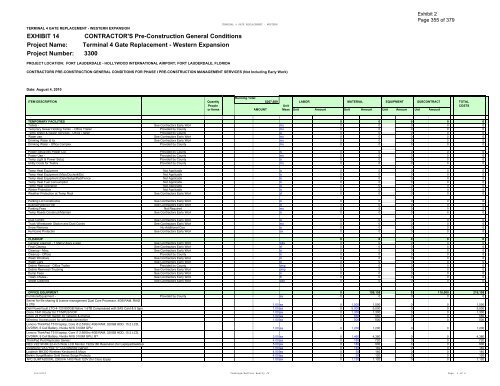 AGREEMENT between BROWARD COUNTY and Cummings ...