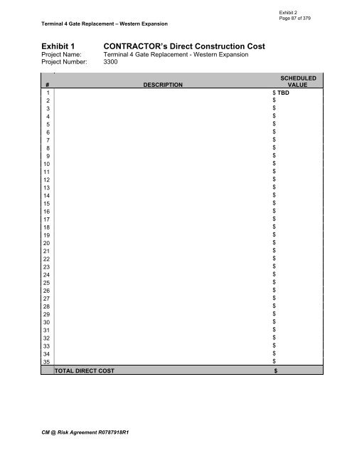 AGREEMENT between BROWARD COUNTY and Cummings ...