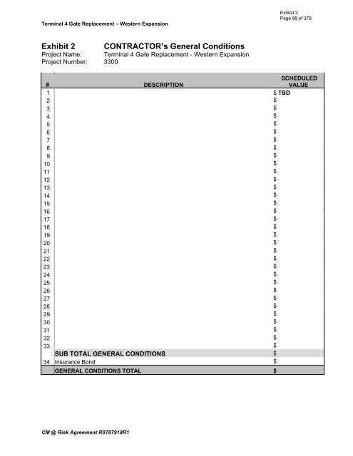 AGREEMENT between BROWARD COUNTY and Cummings ...