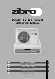 SC1226 - SC1235 - SC1246 Installation Manual - Zibro
