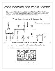 Zonk Machine and Treble Booster - The Guitar Effects Oriented Web ...