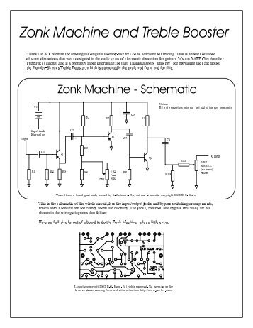 Zonk Machine and Treble Booster - The Guitar Effects Oriented Web ...