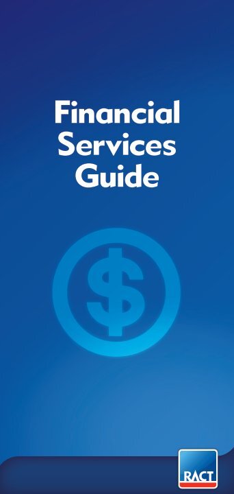 Financial Services Guide - RACT