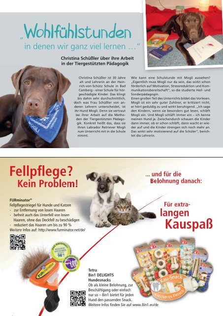 Freunde Magazin Winter 2013 S. 01 - Alles-Fuer-Tiere