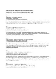 Alltag Im Rheinland Institut Für Landeskunde Und