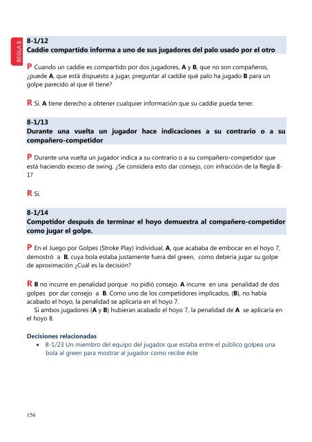 Decisiones sobre las Reglas de Golf 2012-2013 - Real FederaciÃ³n ...