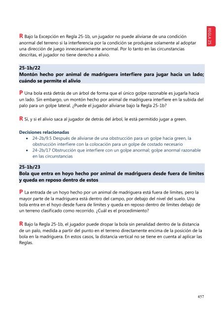 Decisiones sobre las Reglas de Golf 2012-2013 - Real FederaciÃ³n ...