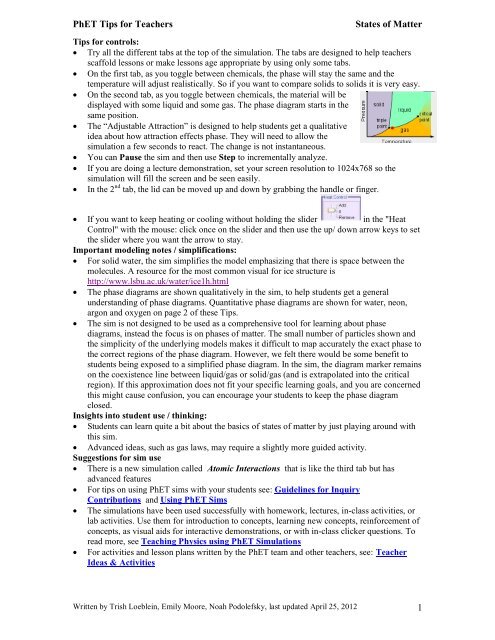 Teacher S Guide Phet