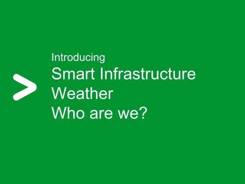 Smart Weather Solutions - Schneider Electric