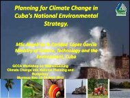 Planning for climate change in Cuba's national environmental strategy