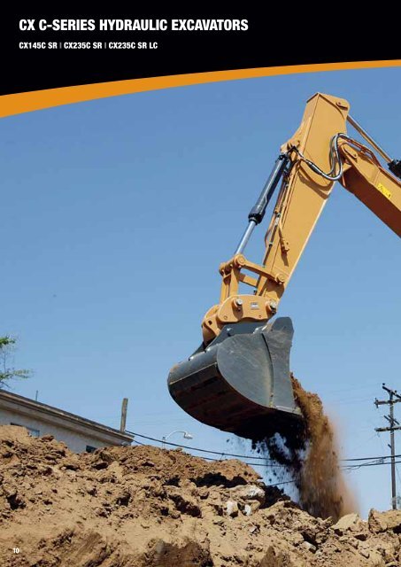 cx c-series hydraulic excavators - Case Construction Equipment ...