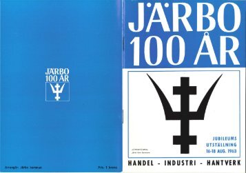 Järbo kommun 1963 - 150 års jubileum