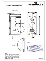 Evaluation Kit 2 cabinet 390019 - Wavecor