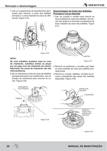 MANUAL DE MANUTENÃÃO - Meritor