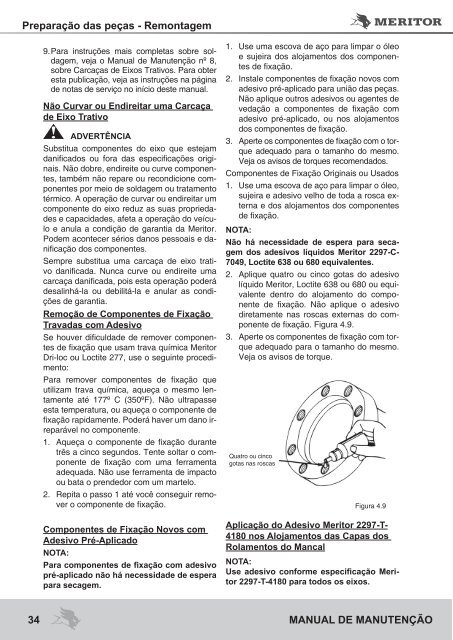 MANUAL DE MANUTENÃÃO - Meritor