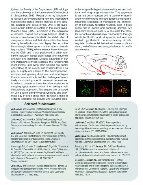 Information Brochure (pdf) - Physiology and Neurobiology ...