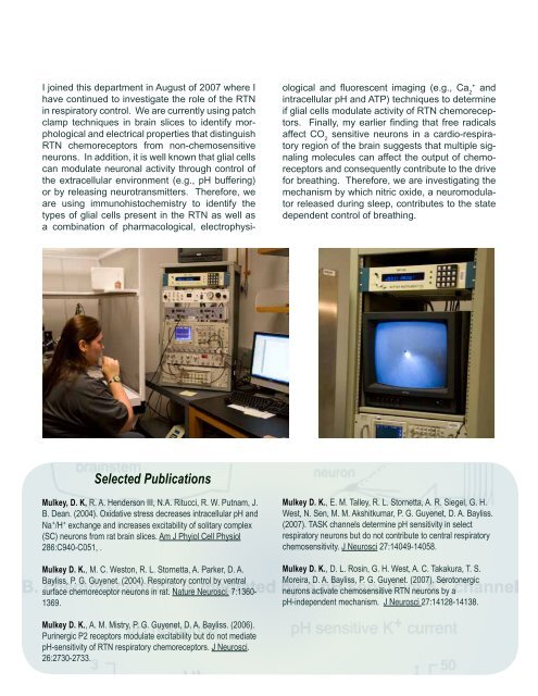 Information Brochure (pdf) - Physiology and Neurobiology ...