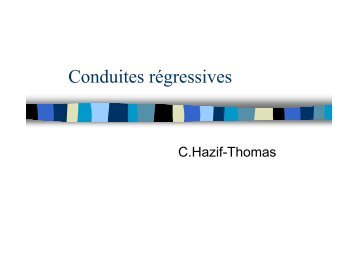 rÃ©gression Cyril Hazif Thomas 20080130