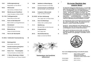 Wanderplan 2012 - Dietershausen