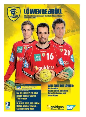 Ausgabe 03 (Saison 2012/2013): TBV Lemgo - Rhein-Neckar Löwen