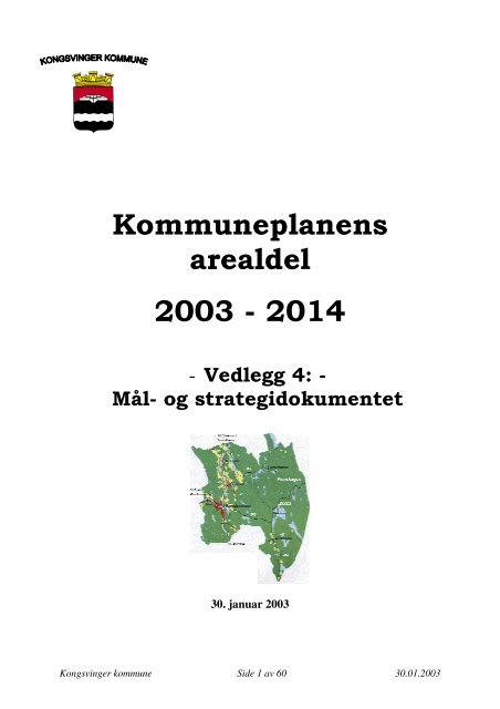 Kommuneplanens arealdel - Kongsvinger Kommune