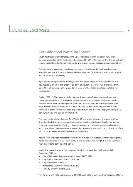 Annual Report 2010-11 - Zero Waste SA - SA.Gov.au