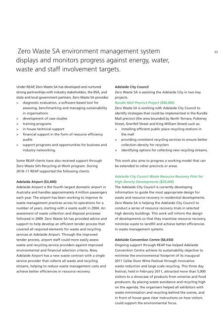 Annual Report 2010-11 - Zero Waste SA - SA.Gov.au