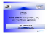 Threat and Error Management (TEM) and High Altitude ... - ASASI