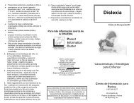 Dislexia - Parent Information Center