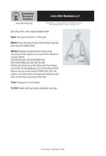 Indra Nittri Meditation p.1 - Pinklotus