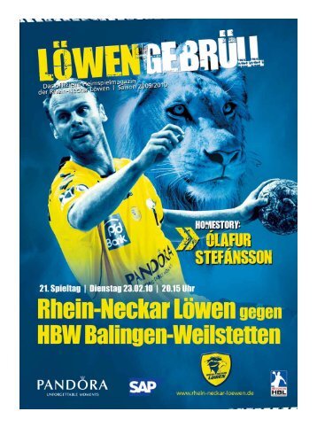 (Saison 2009/2010): HBW Balingen-Weilstetten - Rhein-Neckar ...